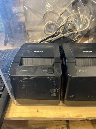 Impresora de Tickets Toshiba Negra