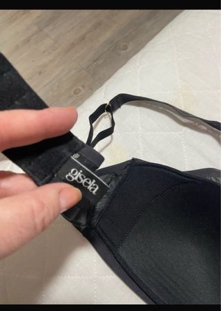 Sujetador Gisela 100B Negro Encaje