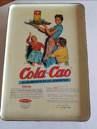 Lata Metálica Cola-Cao Serie Flores