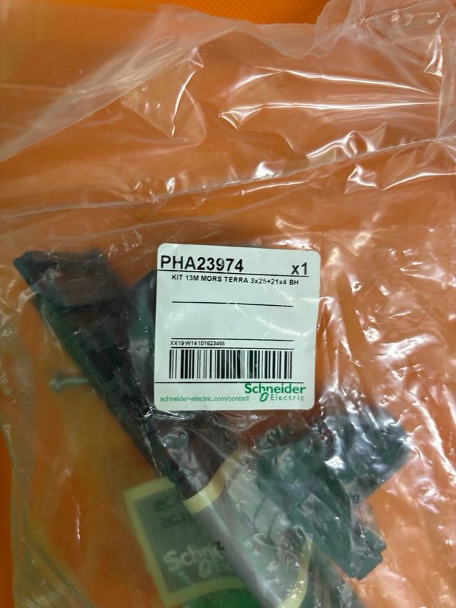 Bloque Terminal Tierra Schneider 28p 18 módulos