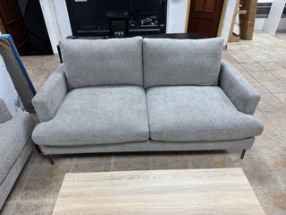 Sofás 3+2 Tela Gris ¡OFERTA! Producto NUEVO