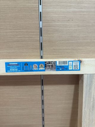 Caballetes de madera.