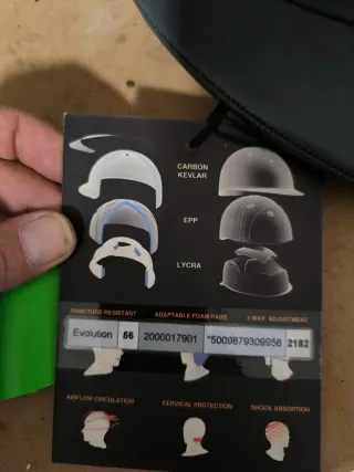 Casco equitazione carbonio La Martina