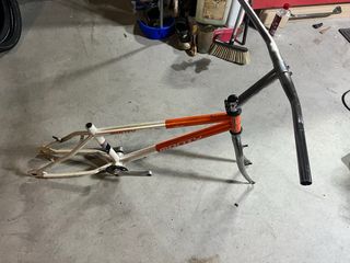 Chasis Monty Trial Bike con Horquilla y Bieletas