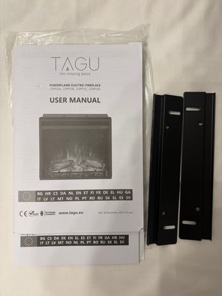 Chimenea Eléctrica Empotrable TAGU - Como Nueva