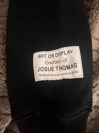 Sudadera Gallery Dept. Negra Cremallera