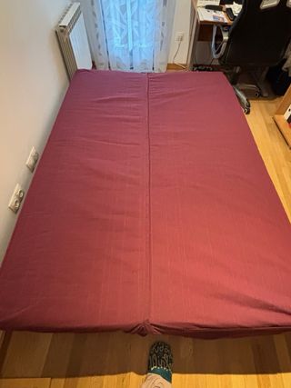 Sofá Cama Ikea Vino Tinto.