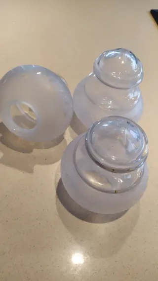 Tulipas de cristal antiguas