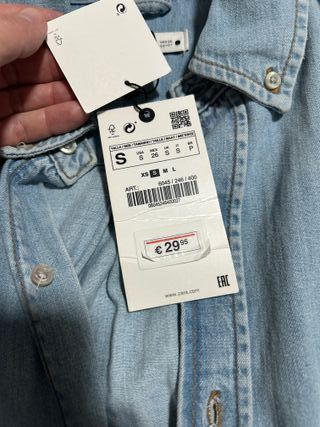 Camisa vaquera Zara