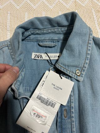 Camisa vaquera Zara