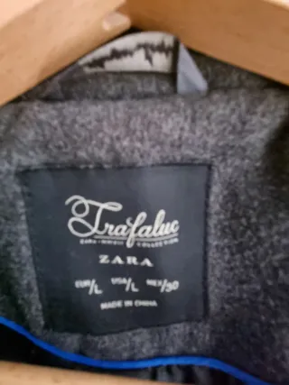 Abrigo cruzado Zara Talla L