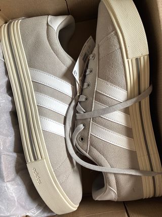 Zapatillas Adidas Talla 45 Beige/Blanco