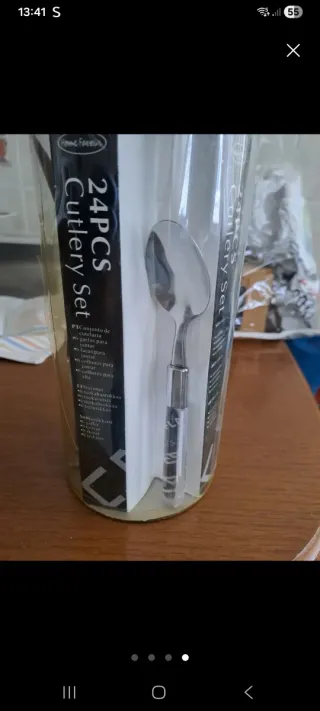 Juego cubertería 24 piezas