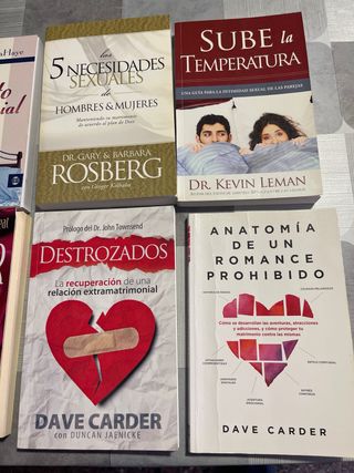 6 libros cristianos temática sexual.