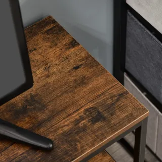 Mesa TV Estante y 2 Cajones