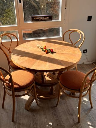 Antigua mesa Biedermeier 1815-1848 Alemania