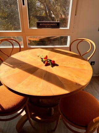 Antigua mesa Biedermeier 1815-1848 Alemania