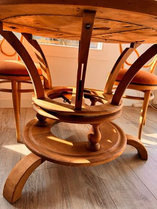 Antigua mesa Biedermeier 1815-1848 Alemania