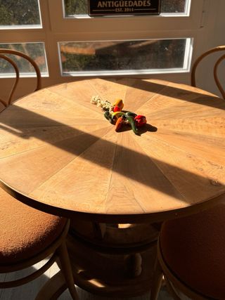 Antigua mesa Biedermeier 1815-1848 Alemania
