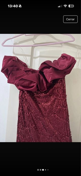 Vestido de fiesta rojo