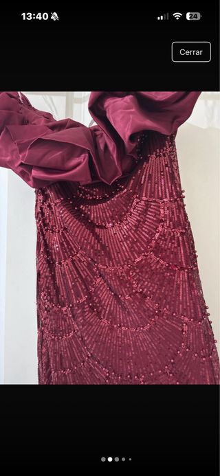 Vestido de fiesta rojo