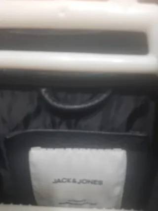 Chaqueta Cuero Jack & Jones Talla L moto, salir