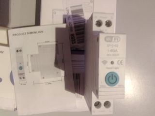 Relé Inteligente WiFi 1-63A 80-300V