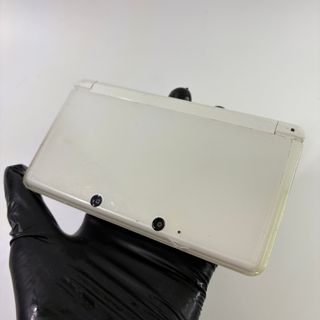 nintendo 3ds bianco con 2 giochi e accessori
