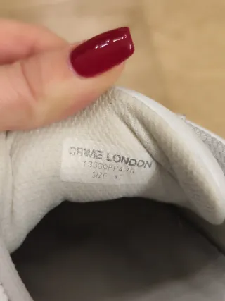 Scarpe uomo Crime London bianche n.41