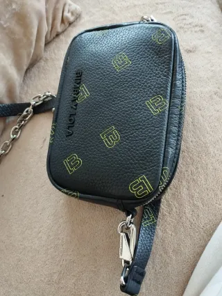 Bolso Bimba y Lola Piel Logo LB Fluor 18x11x3.