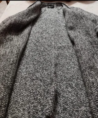 Soprabito donna grigio e nero