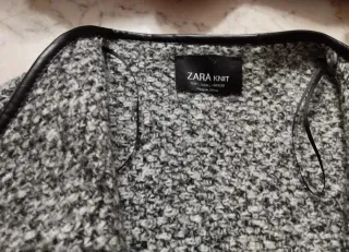 Soprabito donna grigio e nero