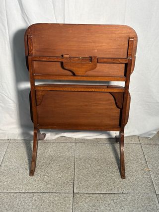 Mesa Vintage Cuero y Madera