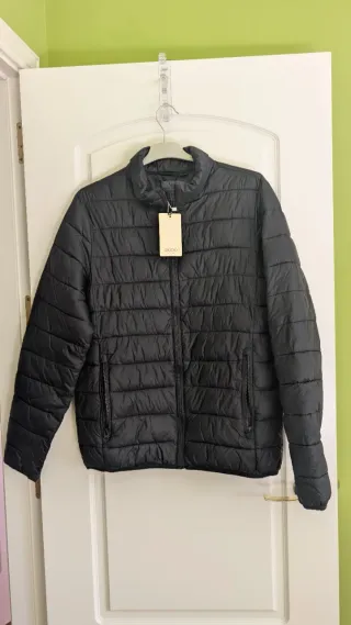 Chaqueta acolchada negra Talla L