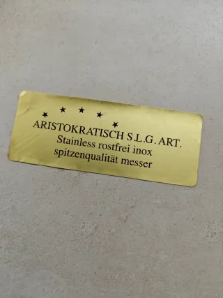 Set 3 Cuchillos y Afilador Aristocratsch Solingen