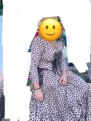 Traje Flamenca Chaquetilla y Falda Lunares