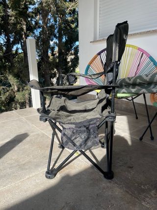 Silla de camping plegable