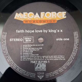 Vinilo LP King's X - Faith Hope Love