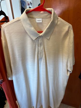 Polo naranja con cuello,polo Beige con cuello