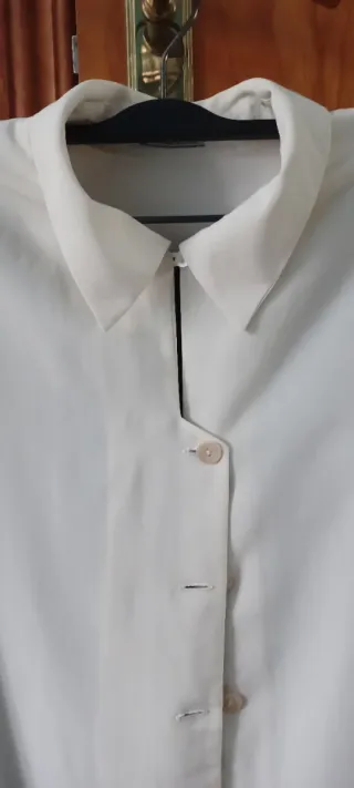 Camisa fluida Kamaye blanca