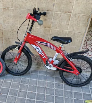 Bicicleta Infantil Roja 6-8 Años