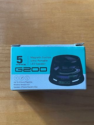 Altavoz G200 Magnético Ultra-Portátil LED
