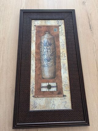 Cuadro Decorativo Jarrón Oriental