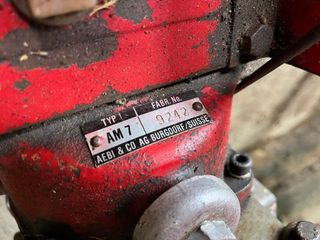 Segadora Aebi Gasoil funciona muy bien