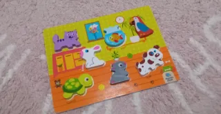 5 Puzzles de Madera Infantiles