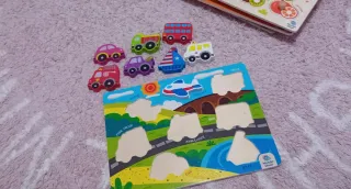 5 Puzzles de Madera Infantiles