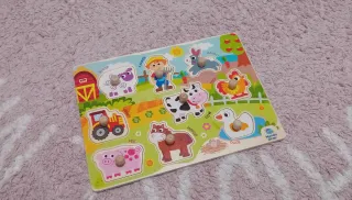 5 Puzzles de Madera Infantiles