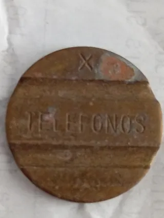 Moneda TELEFONOS X