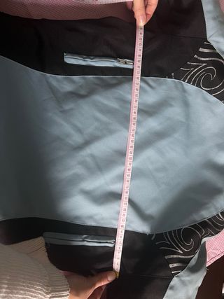 Chaqueta Moto Mujer Azul y Negro