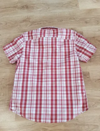 Camisa Levi's cuadros rojos y blancos Talla XL